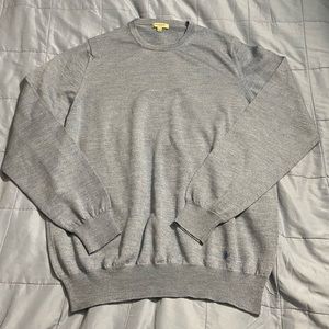 BURBERRY LONDON WOOL CREWNECK SWEATSHIRT